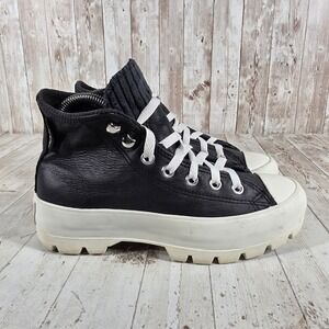 Converse Chuck Taylor All Star Lugged Winter GORE-TEX Black Leather Womens 6.5